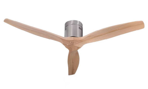 Ventilador de Techo Eléctrico con Aspas de Madera de 52 Pulgadas, Moderno, Regulable, con Control Remoto, Motor DC Reversible, Silencioso, 3 Aspas, Temporizador, para Sala de Estar - Product Image 3