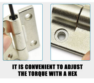 Bisagras de Cierre Suave de Aleación de Zinc con Torque Ajustable y Función de Amortiguación para Muebles de Baño, Cocina y Sala de Estar - Product Image 5