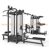 Gym Multi Jungle 8 Stacks Équipement de sport d'intérieur Multi Function 4 Station