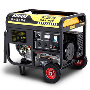 Générateur à essence Karuite K8500 220V 5.5KW monophasé portable avec roues pour usage domestique - Product Image 1