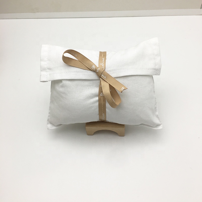Мягкий хлопковый мешок-конверт для ювелирных изделий с галстуком