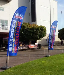 Competitive Pricing Custom Car Wash Feather Flag Tradeshow Feather Displays