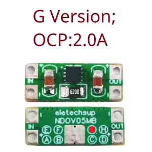 Eletechsup NDOV05MB DC 3.3-5V 0.2-2.5A Overvoltage Overcurrent Power Supply Protector OCP OVP UVLO <strong>OTP</strong> Protection Module - Product Image 2