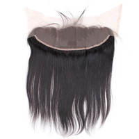 Chine centre commercial en ligne pas cher 12A vierge Remy armure cheveux brésiliens os droite faisceaux de cheveux humains avec fermeture frontale dentelle