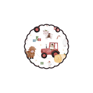 Platos, Vasos y Servilletas Desechables de Papel con Diseño de Camión Verde Claro y Encaje, Tema de Fiesta, para Celebración de Cumpleaños, Marca DAMAI - Product Image 5