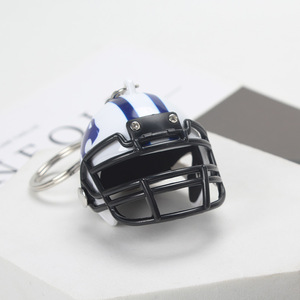 Ciondolo Rugby, Mini Casco da Football Americano, Decorazione in PVC, Portachiavi Sportivo con Motivo EAGLES, Piccolo Ciondolo Disponibile - Product Image 5