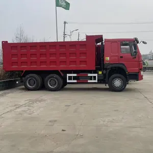 China Hoge Kwaliteit Gebruikte Howo Dump Truck 10 Wheeler Sinotruk 6X4 8X4 371hp Gebruikte Kiepwagen