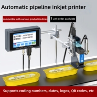 Máquina de Codificación en Línea 4POLETECH para Línea de Producción, Fecha de Caducidad, Logotipo, Código de Barras, Código QR en Alimentos, Máquina de Marcado de Artículos de Uso Diario