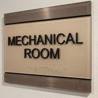 Plaque de porte personnalisée en acrylique ADA avec signalisation braille pour hôtel, bureau, plaque de numéro de chambre ADA avec signalisation braille pour bureau, hôtel
