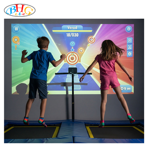 แทรมโพลีนฉายภาพโฮโลแกรมสำหรับสนามเด็กเล่นแบบอินเทอร์แอคทีฟของตกแต่งสุดหรู - Product Image 2