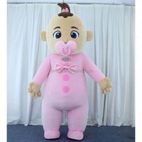 Mascotte gonflable animale de 2,6 m, idéale pour costume adulte, fête d'anniversaire, cadeau de baby shower, garçons, Mardi Gras/Carnaval