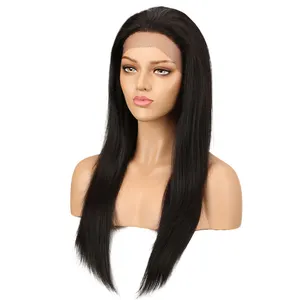 Благородные бразильские парики из человеческих волос на сетке 4x4, парик из 100% прямых волос Remy для черных женщин, 14, 18, 22, 26 дюймов, естественный черный цвет