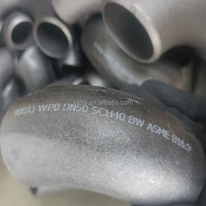 ASME B16.9 Raccords de tuyauterie soudés bout à bout en <span class=keywords><strong>cuivre</strong></span> Coude <span class=keywords><strong>sans</strong></span> couture en acier inoxydable à long rayon de 90 degrés-304 316 304L 316L - Product Image 6