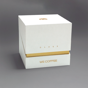 Cajas de Regalo de Cartón Blanco Personalizadas de Lujo para Tazas de Café con Forro de Esponja, Laminación Brillante/Mate, Grabado en Relieve, Marcos para Fotos - Product Image 5
