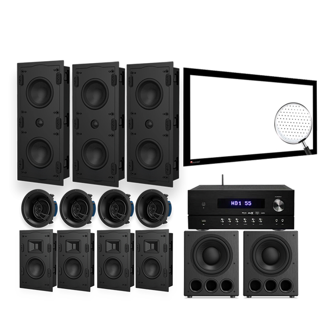 C4290-B-7.2.4-C2415-A Multi-channel Speaker Speaker System 180-watt Professional Speaker Home Theater, Karaoke Audio Array
