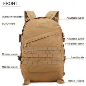 Mochila Táctica Impermeable para Senderismo y Deportes al Aire Libre, Diseño Nuevo, Estilo Molle - Product Image 2