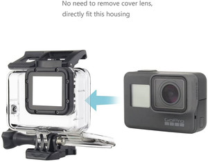 45 mét dưới nước bảo vệ chống thấm nước nhà ở trường hợp + Ống Kính trường hợp cho GoPro anh hùng 7/6/5 đen Anh Hùng (2018) - Product Image 6