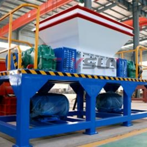 Trituradora de doble eje para construcción de residuos de alimentos domésticos, trituradora de plástico para el hogar, trituradora de cartón Industrial - Product Image 2