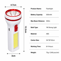 Mini lampe torche LED UV à charge rapide Type-C, alimentée par énergie solaire, avec fonction COB et détection UV des contrefaçons, 75g, idéale pour la randonnée