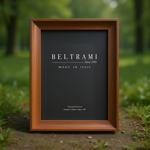 Cadre photo rectangulaire en bois plaqué argent Beltrami, fabriqué en Italie, Argento 999 - Product Image 3
