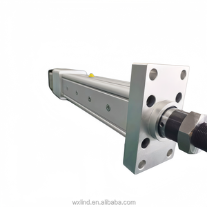 Cilindro Eléctrico bibo LIND LDE63 de 600 mm de Recorrido, Carga Media, con Rodamiento de Aluminio y Rosca Laminada para la Industria Automotriz, Aeroespacial y Ferroviaria - Product Image 1