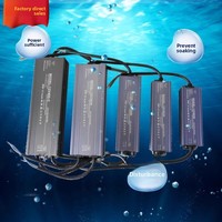Fuente de alimentación impermeable de 220V a 12V/24V IP67 fuente de alimentación para exteriores 36W 50W 100W 150W 200W 300W 400W transformador para pantalla Led