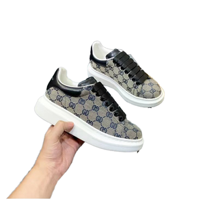 נעלי סניקרס יוקרתיות לגברים 2025, סגנון חדש, בד נושם, סוליה עבה, עם רפידה מפוליאוריתן - Product Image 1