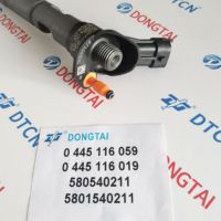 NOUVEAU Injecteur Common Rail DIESEL Original 0445116059 580540211 5801540211 0445116019 pour FIAT DUCATO 3, 0D3, 0JTD 10