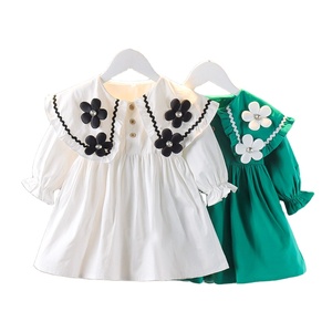 YOKIDS Automne style élégant petite fille poupée cou princesse <span class=keywords><strong>jupe</strong></span> - Product Image 1