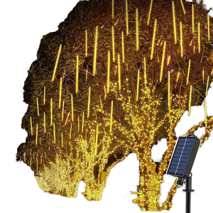 Cross-biên giới mới năng lượng mặt trời <span class=keywords><strong>C9</strong></span> dâu dẫn ánh sáng chuỗi 1-to-12 không thấm nước IP65 100LED cho ngoài trời giáng sinh sân vườn - Product Image 1