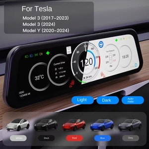 Intelligent 9.66-Inch IPS <strong>Car</strong> <strong>Monitor</strong> CarPlay Android Auto Rear <strong>Seat</strong> Entertainment for Tesla Model 3 2021-2025 Gaming TV - Product Image 4
