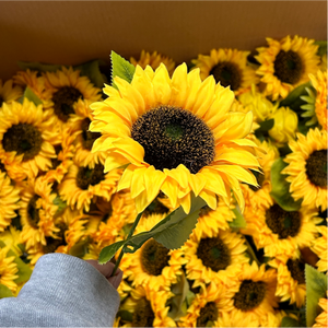 Flor Artificial <span class=keywords><strong>de</strong></span> Girasol Amarillo <span class=keywords><strong>de</strong></span> Tallo Único <span class=keywords><strong>al</strong></span> <span class=keywords><strong>por</strong></span> <span class=keywords><strong>Mayor</strong></span>, <span class=keywords><strong>de</strong></span> Plástico y Seda, para Centros <span class=keywords><strong>de</strong></span> Mesa <span class=keywords><strong>de</strong></span> Boda, Atrezzo <span class=keywords><strong>de</strong></span> Fotografía para Hoteles, Decoración del Hogar - Product Image 1