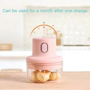Çok fonksiyonlu otomatik kablosuz kıyma makinesi elektrikli sebze kesici meyve sebze Blender sarımsak kıyma makinesi