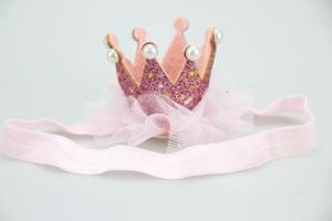 2023 شعر أميرات كليب عقال تول زهرة تاج الوليد حزب عيد ميلاد الطفل فتاة تيارا بريق تاج اللؤلؤ عقال - Product Image 4