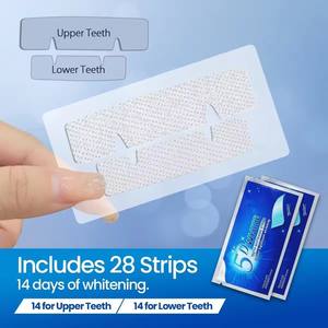 Professionale 5D <span class=keywords><strong>denti</strong></span> <span class=keywords><strong>bianchi</strong></span> strisce sbiancanti nessuna sensibilità menta sapore sbiancamento <span class=keywords><strong>denti</strong></span> <span class=keywords><strong>faccette</strong></span> - Product Image 4