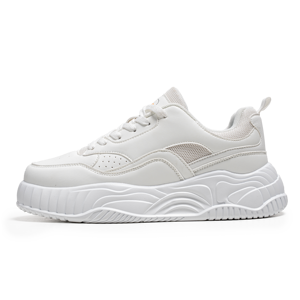 2025 New Style <b>Men's</b> <b>White</b> <b>Shoes</b> Casual Height Increase PU Upper <b>Men</b> Designer Sneakers - Product Image 2