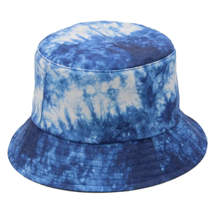 Sombrero de Pescador Teñido a Mano, Unisex, de Algodón, Estilo Bohemio, para Mujeres y Hombres, para Viajes, Playa, Protección Solar Diaria - Product Image 5