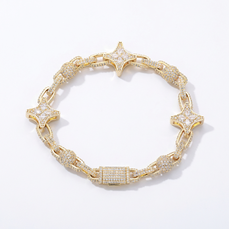 Luxury Gold Plated Iced Out Jewelry