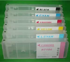 Cartouche <span class=keywords><strong>rechargeable</strong></span> industrielle pour Epson Surelab D3000 (t7101-t7106), avec puce de réinitialisation automatique - Product Image 1