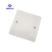 Plaque murale double durable en PVC 86x86 pour boîtier de jonction, interrupteur électrique et prise murale pour l'amélioration de l'habitat