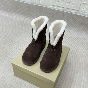 <span class=keywords><strong>Bottes</strong></span> de neige de luxe pour femmes de fabrication italienne, isolées au chaud, imperméables, adaptées à l'hiver, aux voyages en plein air, à l'usure quotidienne - Product Image 3