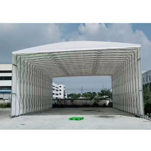 Nouveau produit auvent Mobile grand entrepôt pliant couverture de toit en <span class=keywords><strong>PVC</strong></span> rétractable tente push-pull cour de sports de plein air tente d'événement - Product Image 4