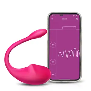 Vibrador com ovo vibrador sem fio, brinquedo sexual feminino para adultos, com aplicativo remoto
