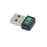 Clé Wi-Fi USB Carte Réseau 150 Mbps, Sans Pilote, pour PC de Bureau, Taux de Transmission 600 Mbps, Puce Realtek, Adaptateur Sans Fil pour Ordinateur Portable