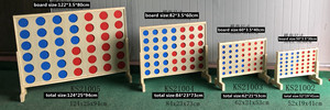 <strong>Large</strong> Wooden Jumbo <strong>Connect</strong> <strong>4</strong> in Row <strong>Connect</strong> Lawn Party Back Yard Games Outdoor - Product Image 2