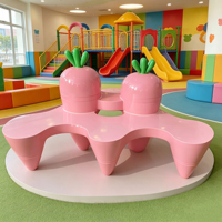 Banc public combiné en forme de carotte Y389, design contemporain, pour les espaces publics, les halls de ville, les lieux de loisirs et de repos en intérieur