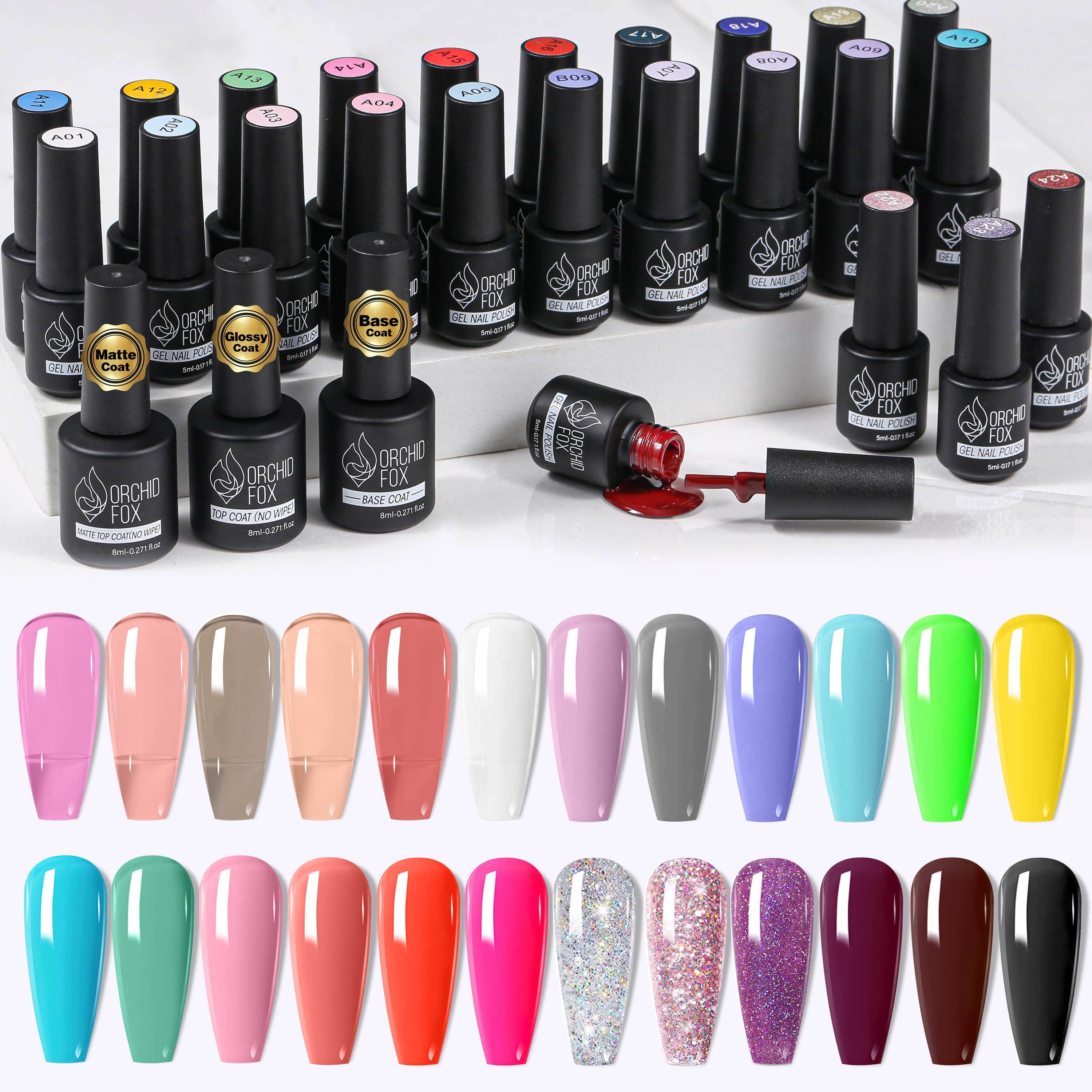 Ensemble de nail art 24+3 3