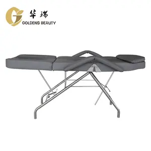 Trọng lượng nhẹ Nhôm xách tay điện vẻ đẹp Flexi massage giường vẻ đẹp xe đẩy