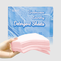 KELEE Feuille de détergent à lessive Deep Care Sous-vêtements Laundry Underwear Washing Sheets