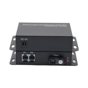 2-kênh sợi Quang Phương tiện truyền thông chuyển đổi điện thoại Transmitter PCM multiplexer cho âm thanh thiết bị video - Product Image 5